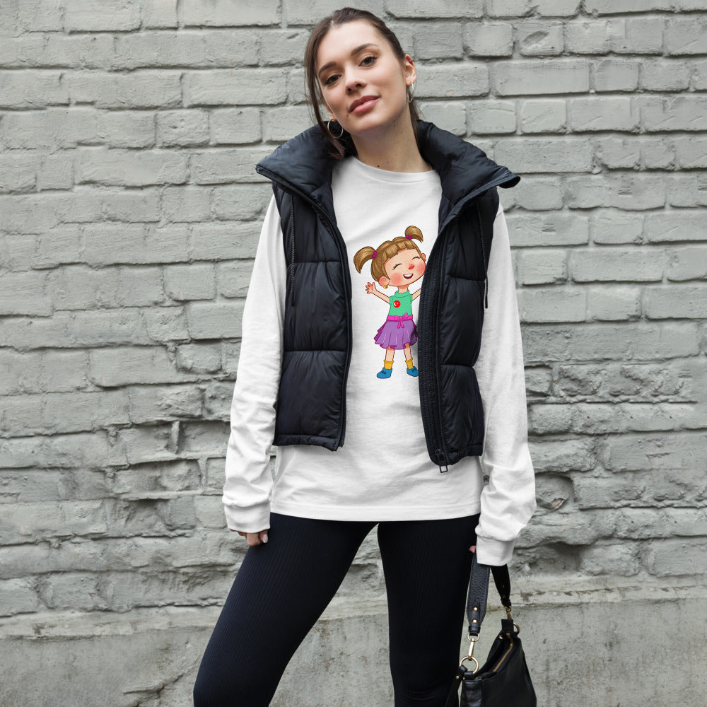Ela Character Unisex Long Sleeve T-Shirt, Roots & Talks - lifestyle photo 2
