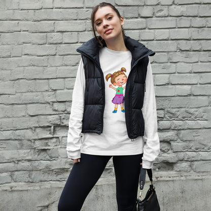 Ela Character Unisex Long Sleeve T-Shirt, Roots & Talks - lifestyle photo 2