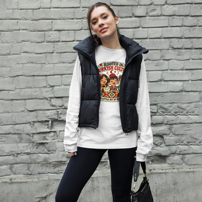 Rooted in Turkish Culture Unisex Long Sleeve T-Shirt, Roots & Talks - lifestyle photo 2