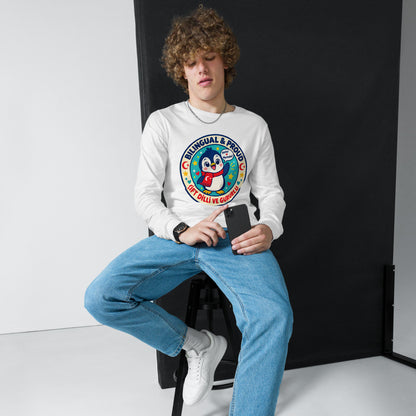 Bilingual & Proud Unisex Long Sleeve T-Shirt, Roots & Talks - lifestyle photo 1