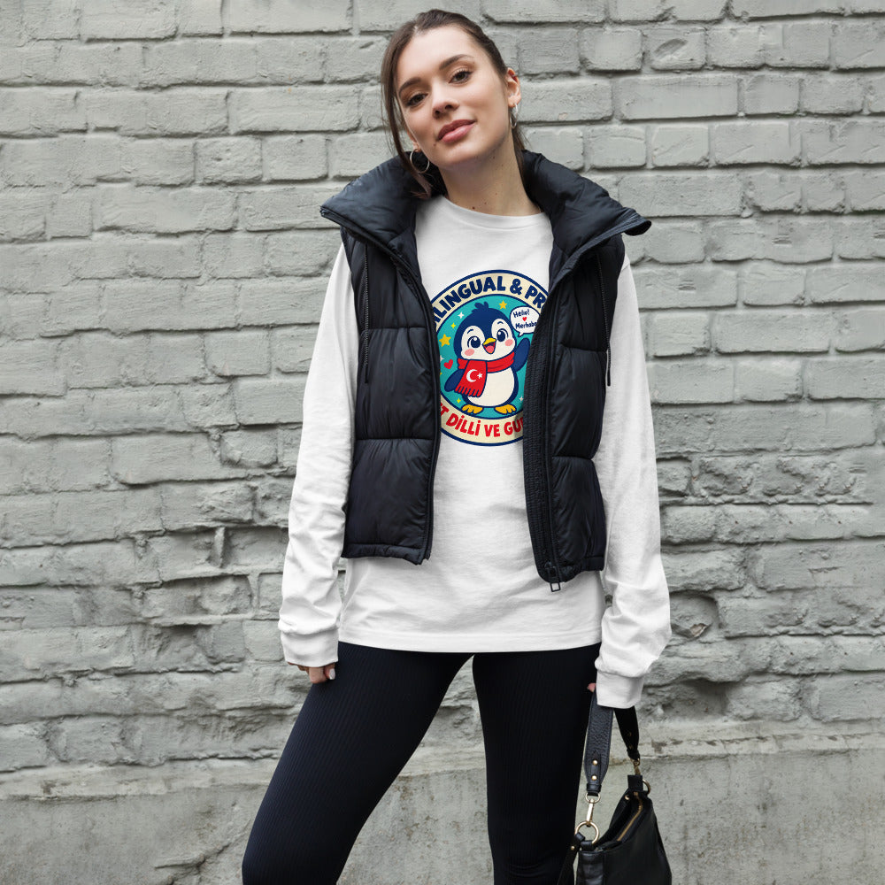 Bilingual & Proud Unisex Long Sleeve T-Shirt, Roots & Talks - lifestyle photo 2