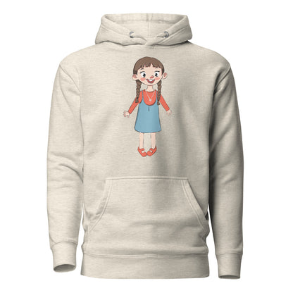 Eylül Character Unisex Premium Pullover Hoodie, Roots & Talks - Oatmeal Heather