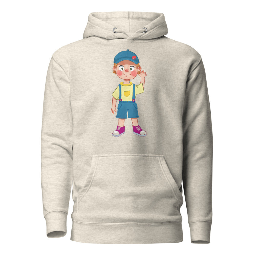 Giray Character Unisex Premium Pullover Hoodie, Roots & Talks - Oatmeal Heather