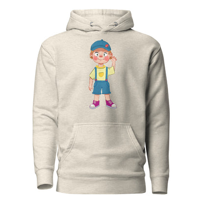 Giray Character Unisex Premium Pullover Hoodie, Roots & Talks - Oatmeal Heather