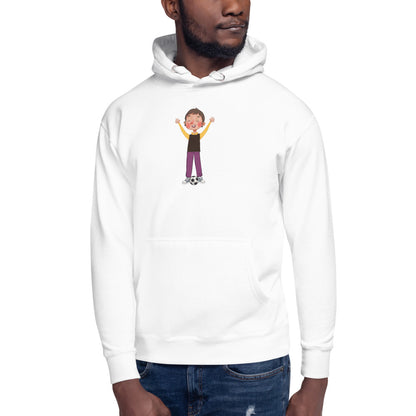 Gazi Character Unisex Premium Pullover Hoodie, Roots & Talks - lifestyle photo 3