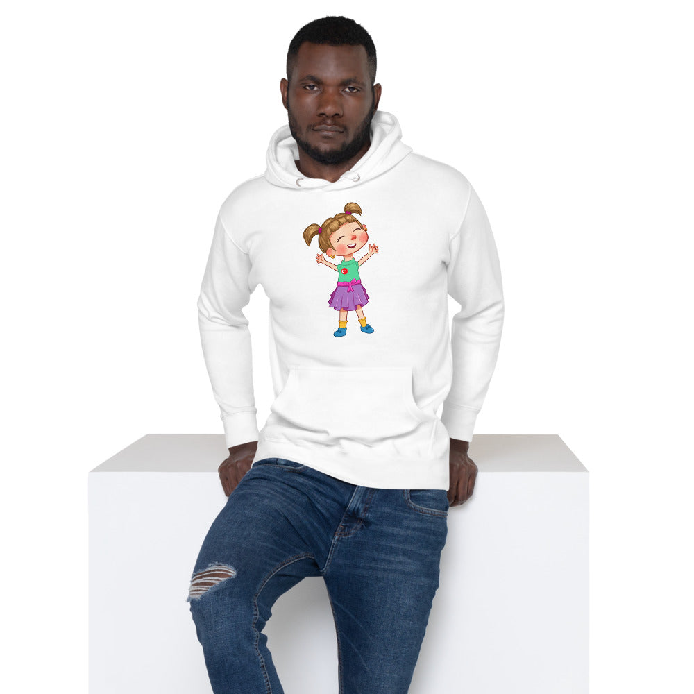 Ela Character Unisex Premium Pullover Hoodie, Roots & Talks - lifestyle photo 1