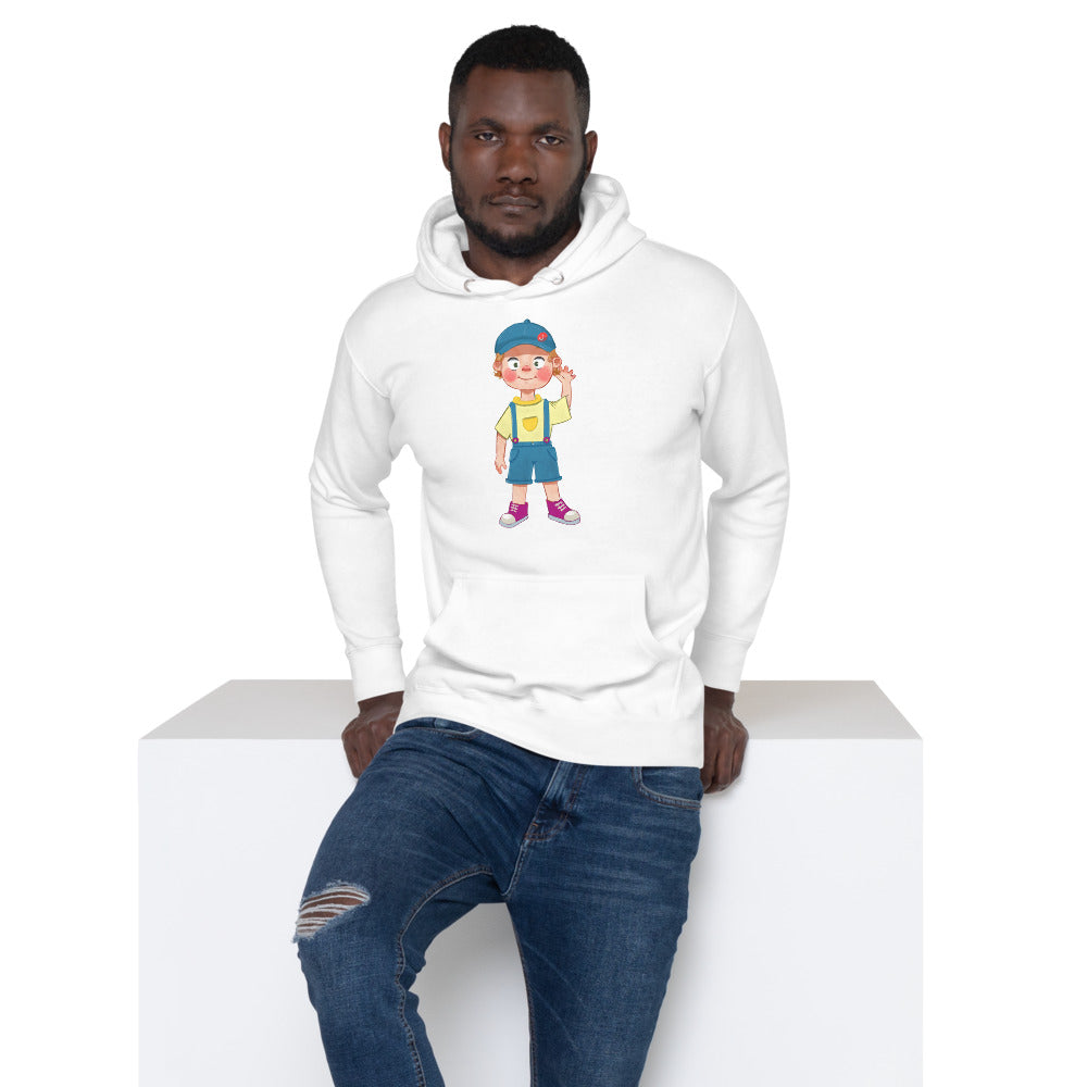 Giray Character Unisex Premium Pullover Hoodie, Roots & Talks - lifestyle photo 1