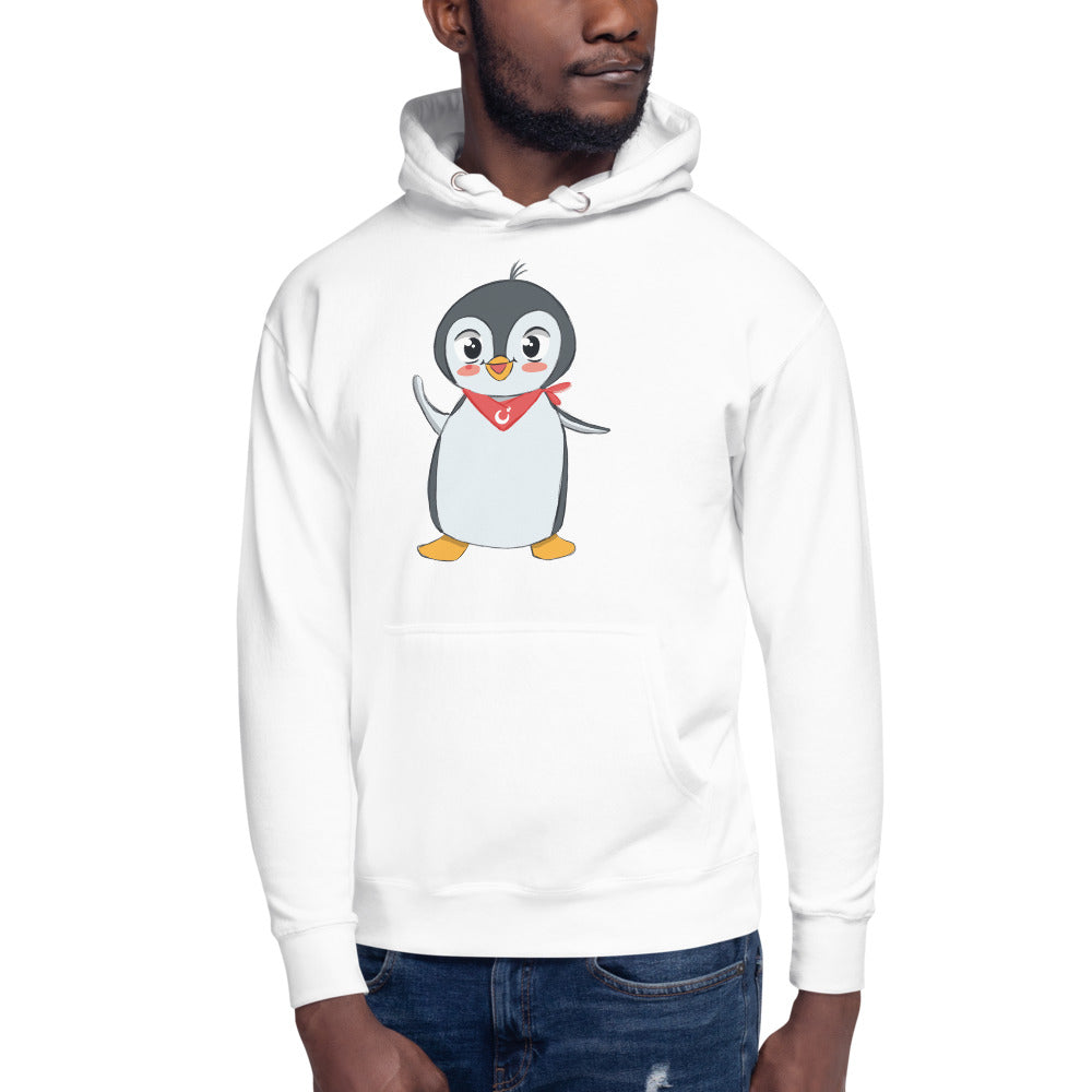 Pingucan Penguin Unisex Premium Pullover Hoodie, Roots & Talks - lifestyle photo 3