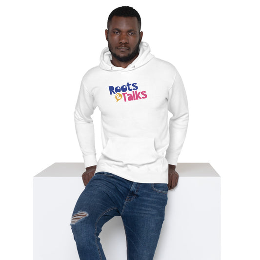 Roots & Talks Logo Unisex Premium Pullover Hoodie - lifestyle photo 1
