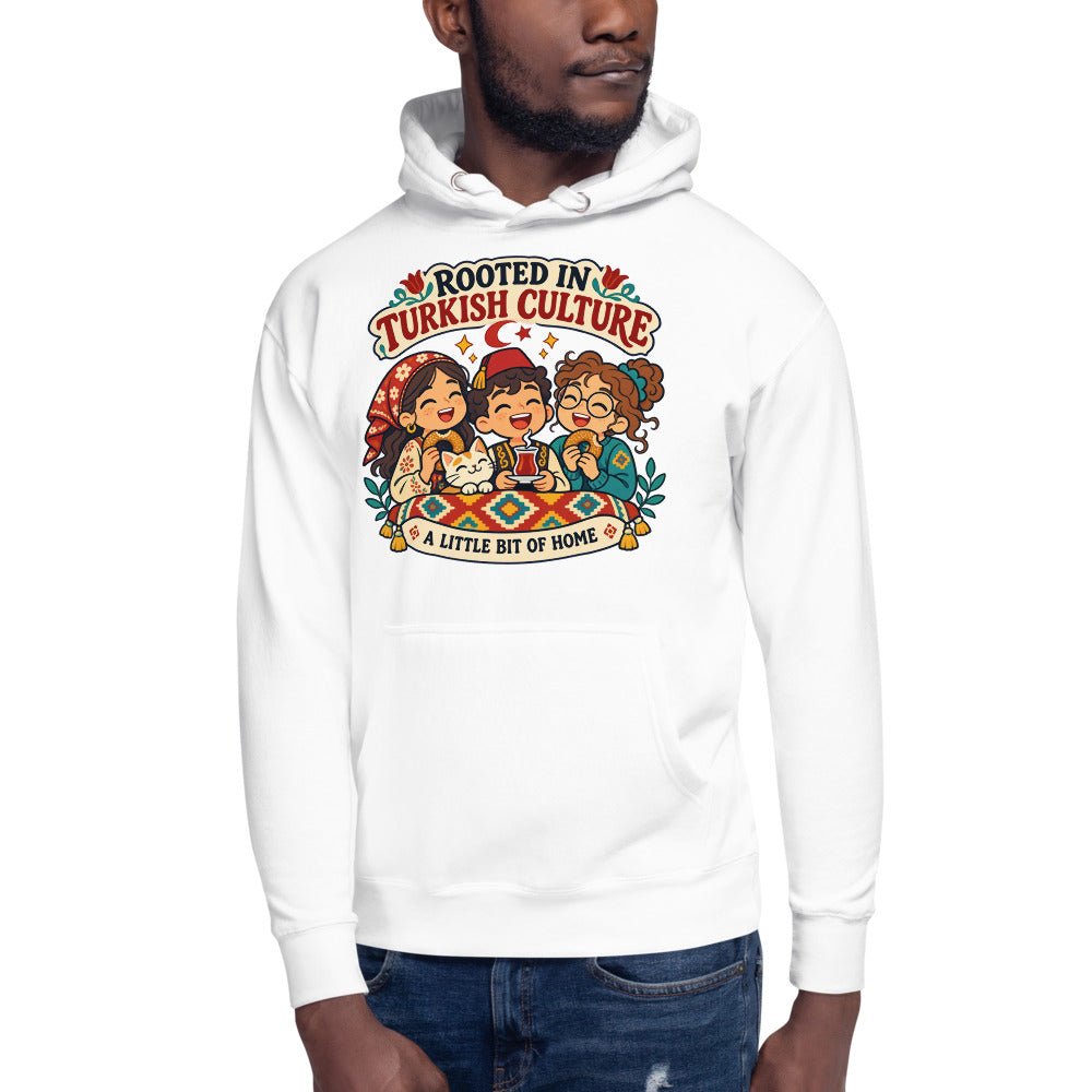 Rooted in Turkish Culture Unisex Premium Pullover Hoodie, Roots & Talks - lifestyle photo 3