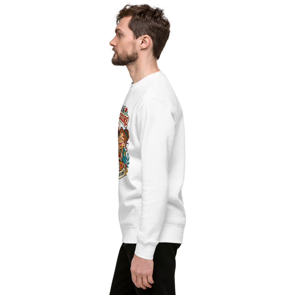 Rooted in Turkish Culture Unisex Premium Crewneck Sweatshirt, Roots & Talks - lifestyle photo 2
