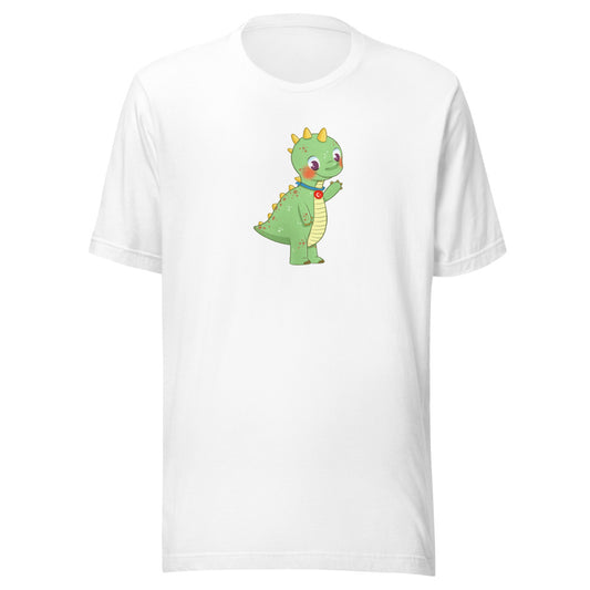 Dino Dinosaur Unisex Eco T-Shirt, Roots & Talks - undefined