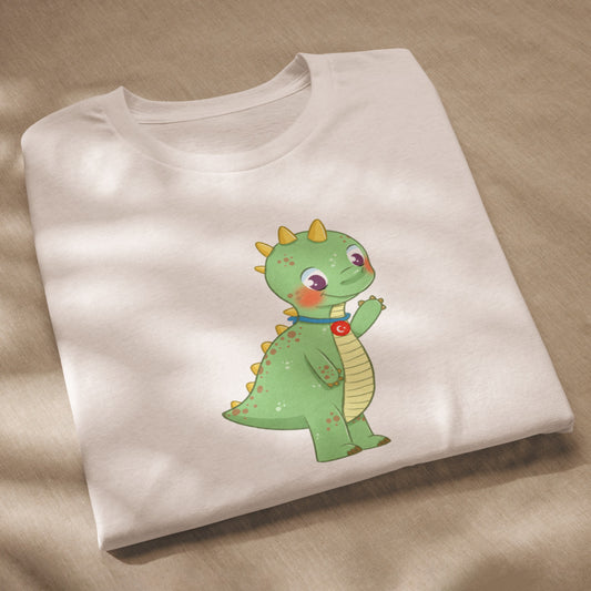 Dino Dinosaur Unisex Eco T-Shirt, Roots & Talks - lifestyle photo 1