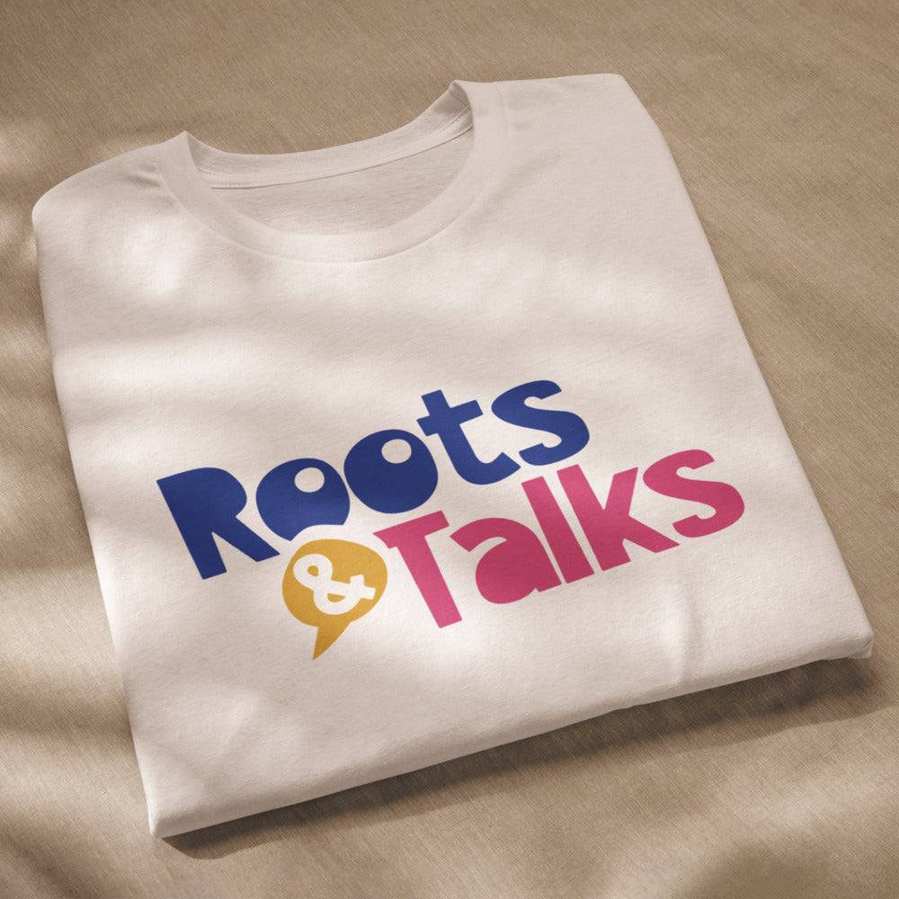 Roots & Talks Logo Unisex Eco T-Shirt - lifestyle photo 1