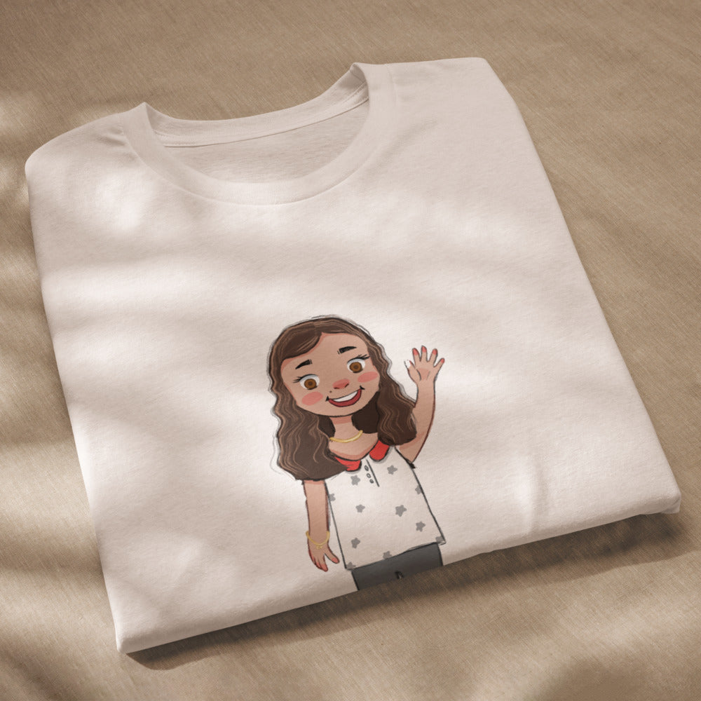 Defne Character Unisex Eco T-Shirt, Roots & Talks - lifestyle photo 1