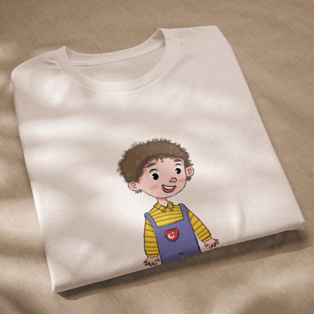 Ahmet Character Unisex Eco T-Shirt, Roots & Talks - lifestyle photo 1