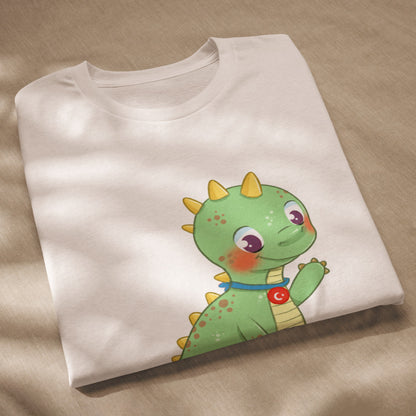 Dino Dinosaur Unisex Eco T-Shirt, Roots & Talks - lifestyle photo 1
