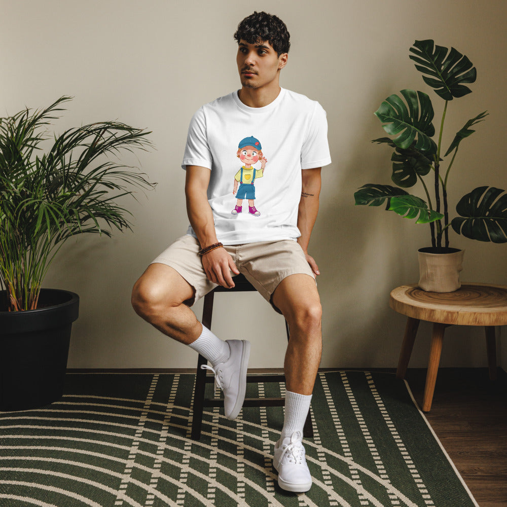 Giray Character Unisex Eco T-Shirt, Roots & Talks - lifestyle photo 2