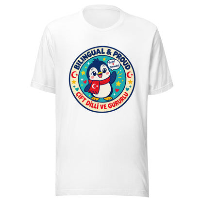 Bilingual & Proud Unisex Eco T-Shirt, Roots & Talks - undefined