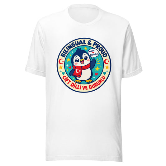 Bilingual & Proud Unisex Eco T-Shirt, Roots & Talks - undefined
