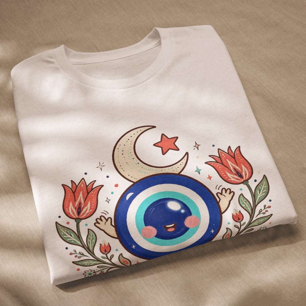 Nazar Değmesin Unisex Eco T-Shirt, Roots & Talks - lifestyle photo 1