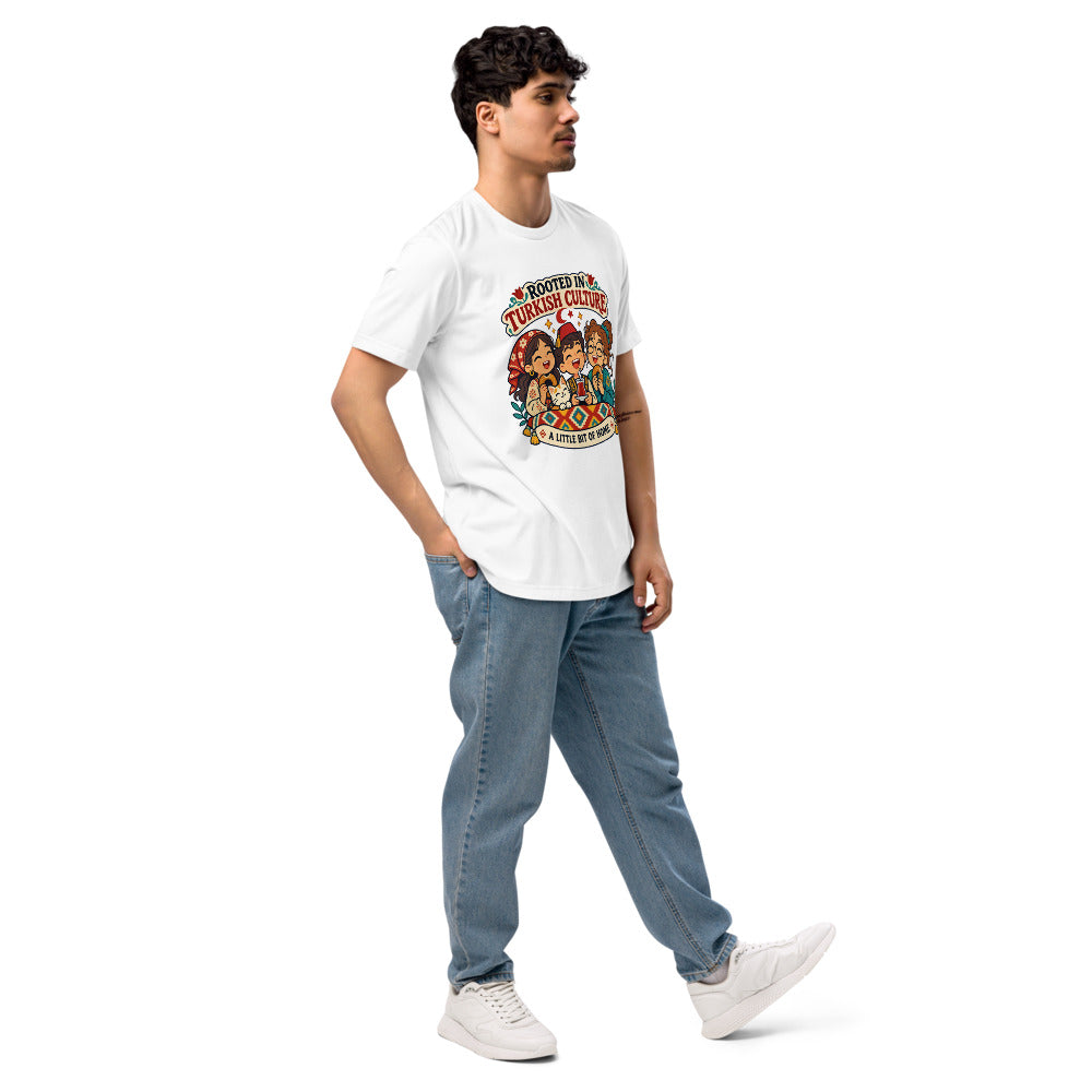 Rooted in Turkish Culture Unisex Eco T-Shirt, Roots & Talks - lifestyle photo 3