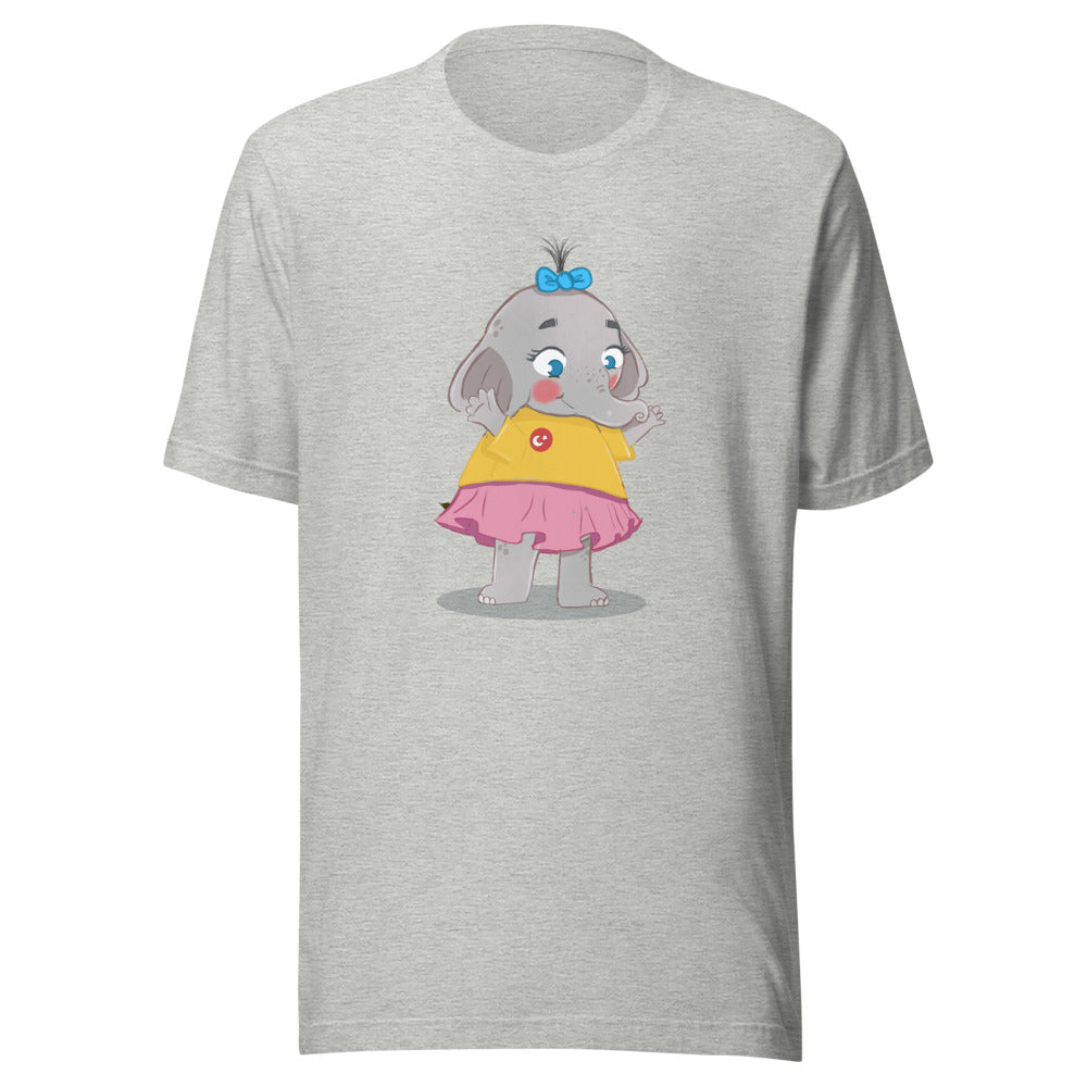 Filiz Elephant Unisex T-Shirt, Roots & Talks - Athletic Heather