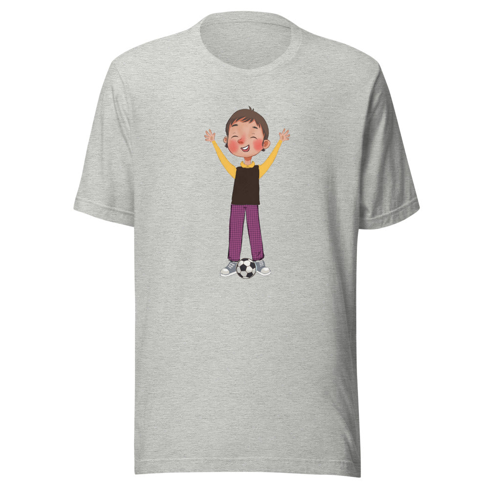 Gazi Character Unisex T-Shirt, Roots & Talks - Athletic Heather