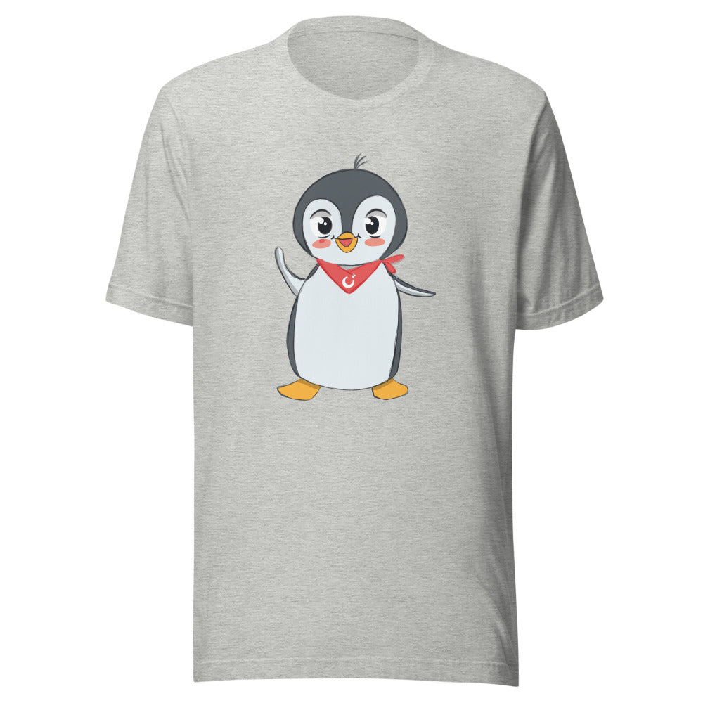 Pingucan Penguin Unisex T-Shirt, Roots & Talks - Athletic Heather