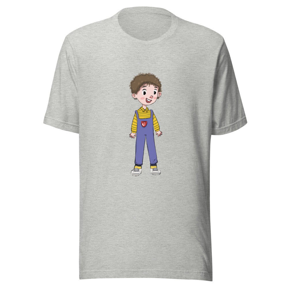Ahmet Character Unisex T-Shirt, Roots & Talks - Athletic Heather