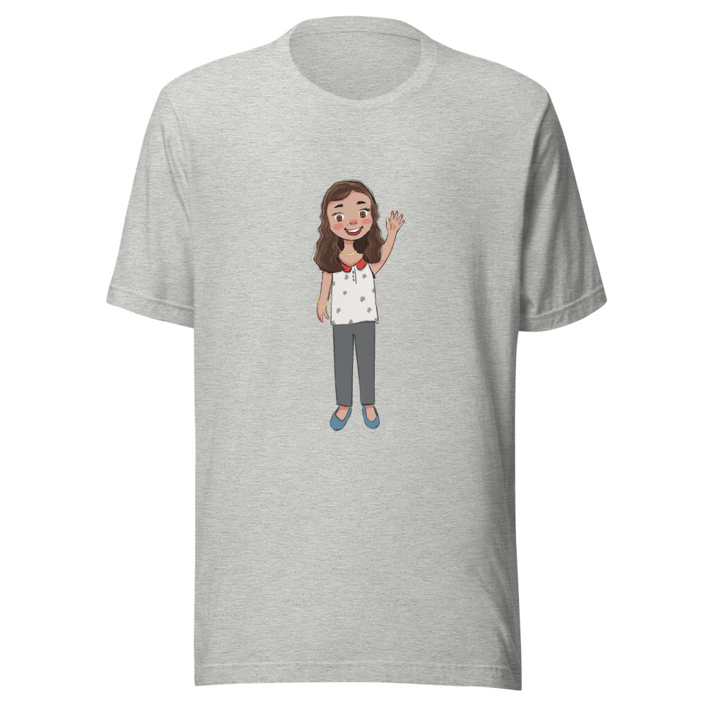 Defne Character Unisex T-Shirt, Roots & Talks - Athletic Heather