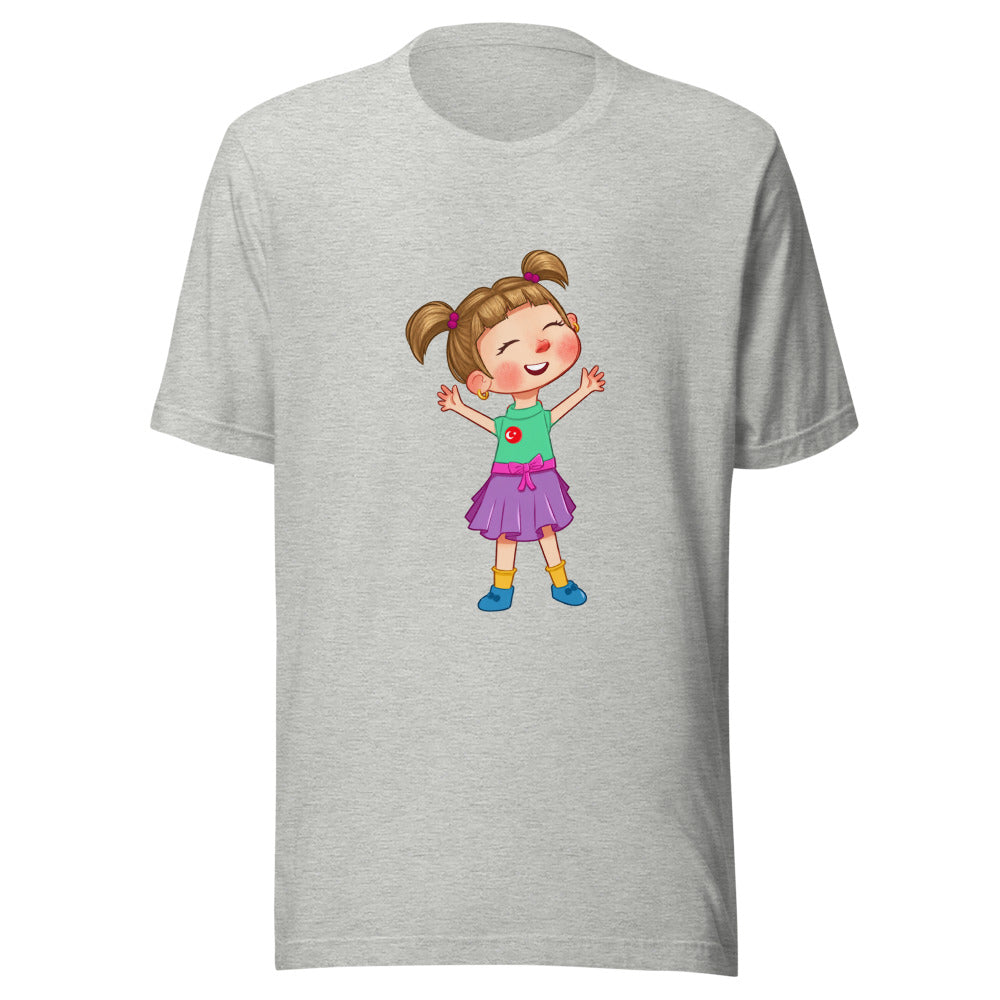 Ela Character Unisex T-Shirt, Roots & Talks - Athletic Heather