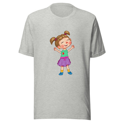 Ela Character Unisex T-Shirt, Roots & Talks - Athletic Heather