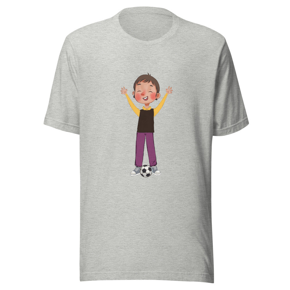 Gazi Character Unisex T-Shirt, Roots & Talks - Athletic Heather