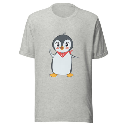 Pingucan Penguin Unisex T-Shirt, Roots & Talks - Athletic Heather