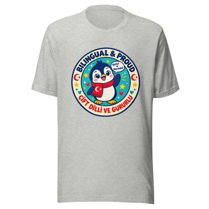 Bilingual & Proud Unisex T-Shirt, Roots & Talks - Athletic Heather