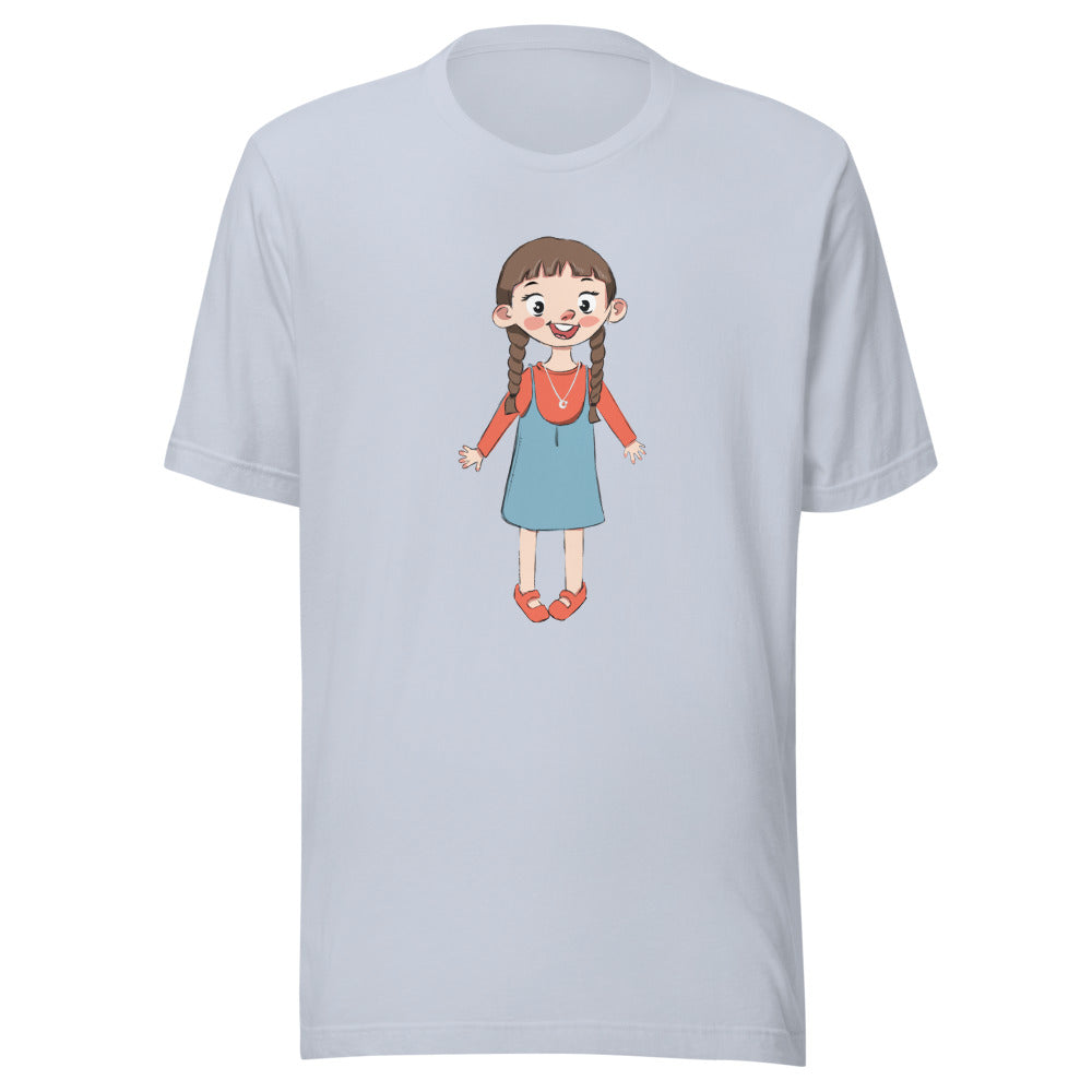Eylül Character Unisex T-Shirt, Roots & Talks - Light Blue