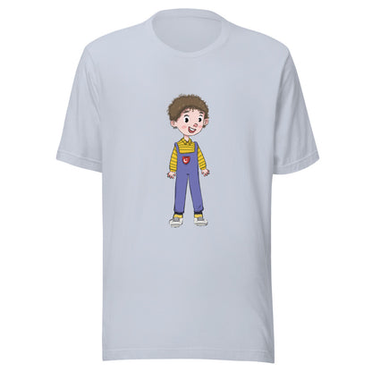Ahmet Character Unisex T-Shirt, Roots & Talks - Light Blue