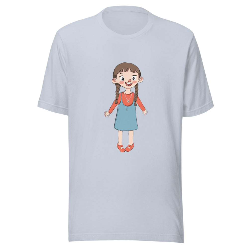 Eylül Character Unisex T-Shirt, Roots & Talks - Light Blue