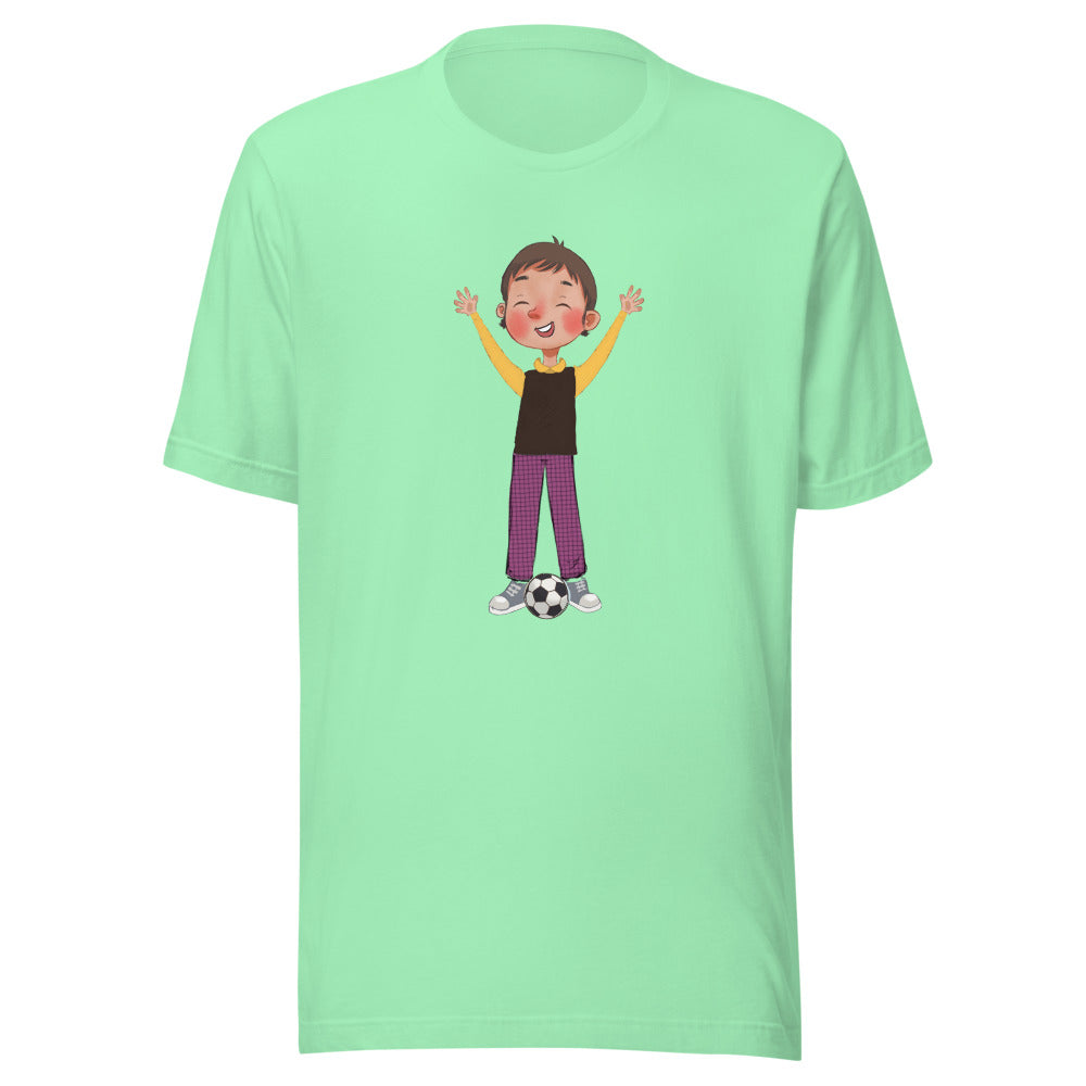 Gazi Character Unisex T-Shirt, Roots & Talks - Mint