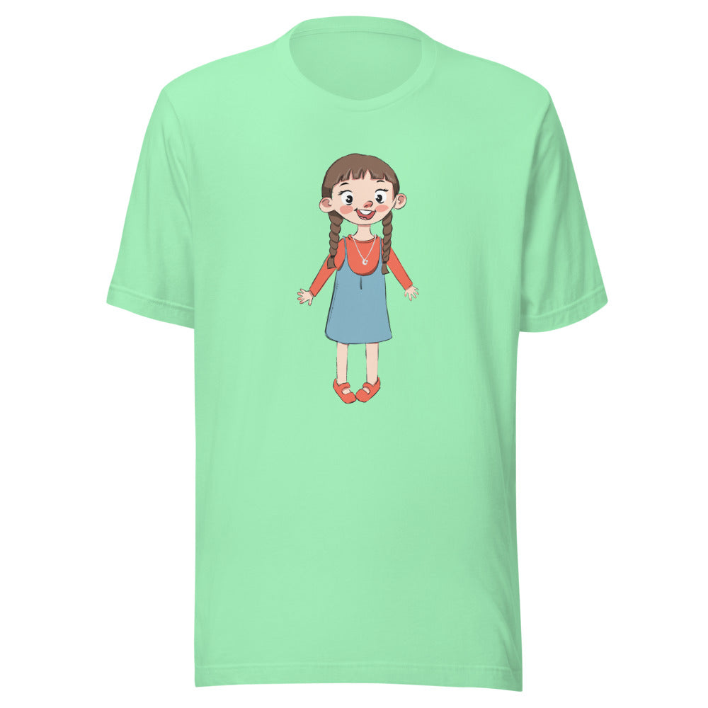 Eylül Character Unisex T-Shirt, Roots & Talks - Mint