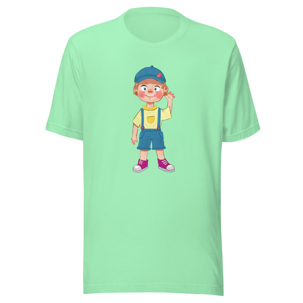 Giray Character Unisex T-Shirt, Roots & Talks - Mint