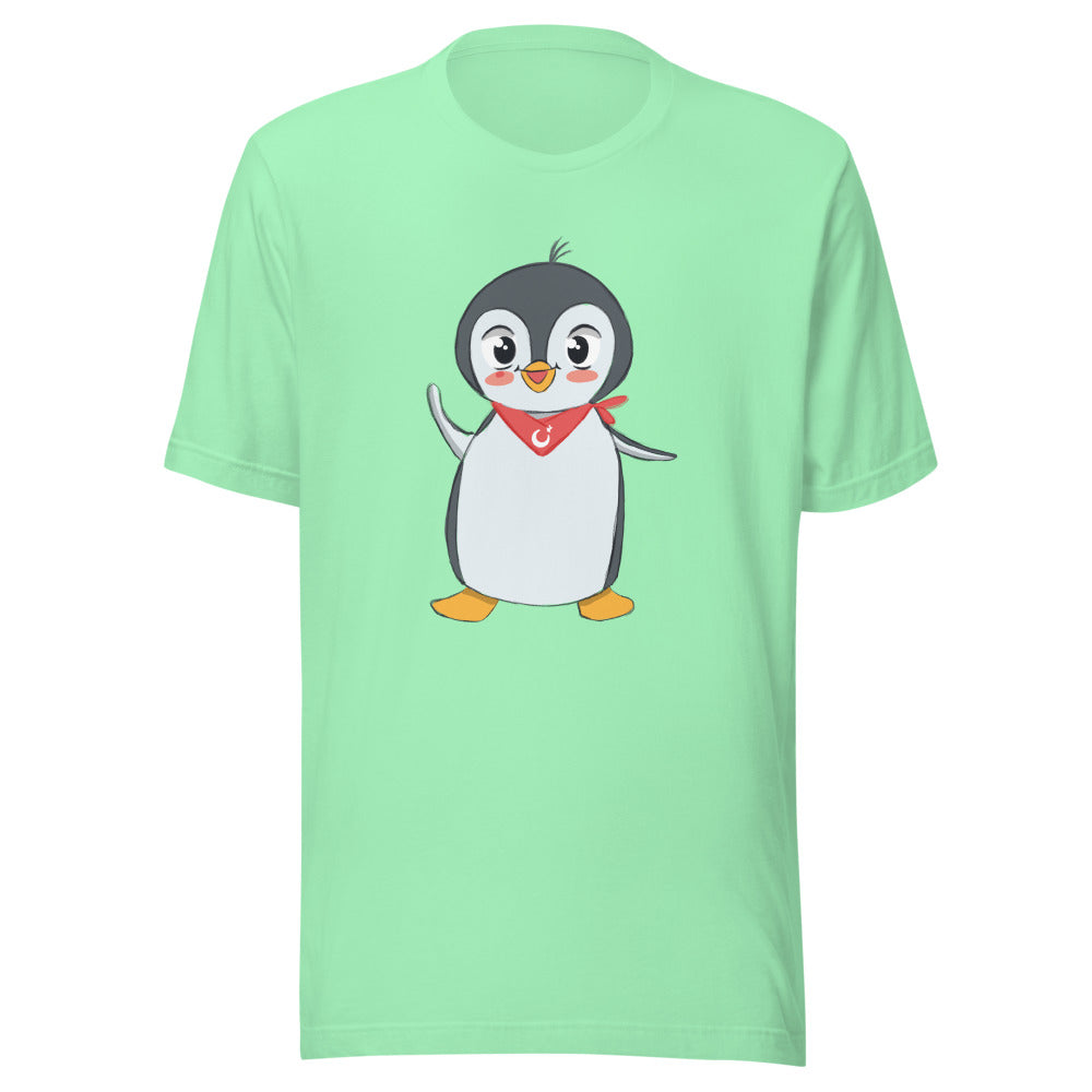 Pingucan Penguin Unisex T-Shirt, Roots & Talks - Mint