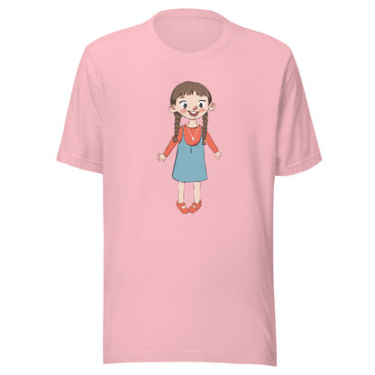 Eylül Character Unisex T-Shirt, Roots & Talks - Pink