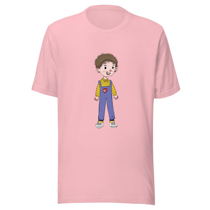 Ahmet Character Unisex T-Shirt, Roots & Talks - Pink
