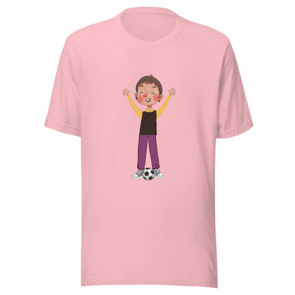 Gazi Character Unisex T-Shirt, Roots & Talks - Pink