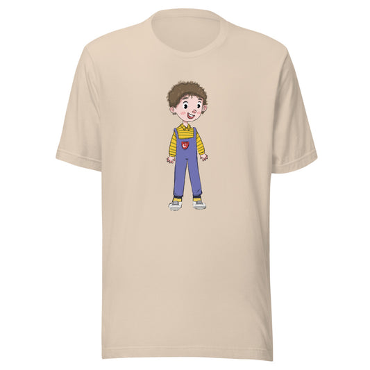 Ahmet Character Unisex T-Shirt, Roots & Talks - Soft Cream