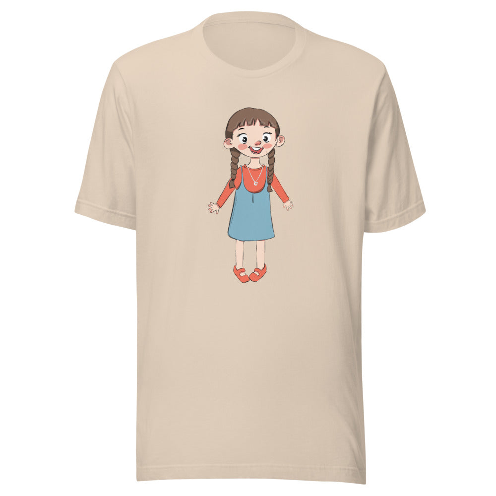 Eylül Character Unisex T-Shirt, Roots & Talks - Soft Cream