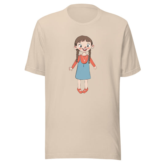Eylül Character Unisex T-Shirt, Roots & Talks - Soft Cream