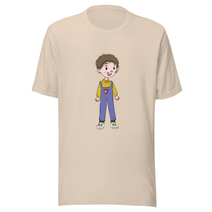 Ahmet Character Unisex T-Shirt, Roots & Talks - Soft Cream